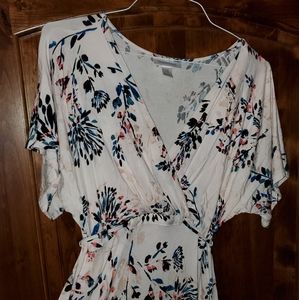 Motherhood Cream and Floral Dress